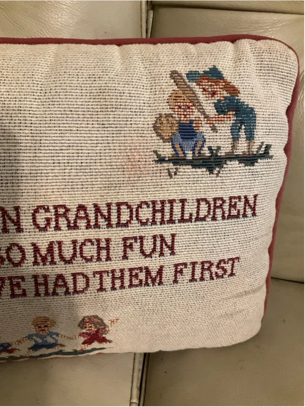 Unbranded vintage needlepoint